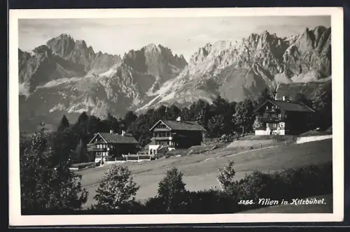 AK Kitzbühel, Ortspartie mit Villen