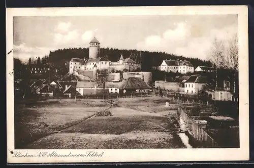 AK Litschau /N.Ö., Altes und neues Schloss