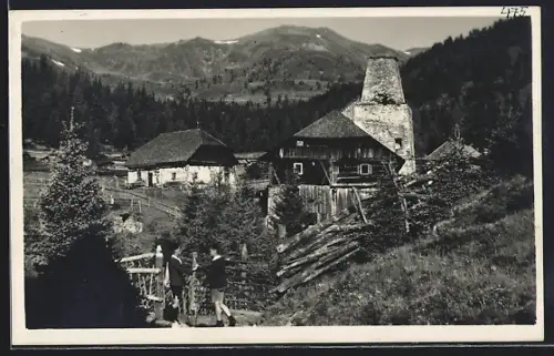 AK Judenburg /Stmk., Schmelz, Zwei Knaben
