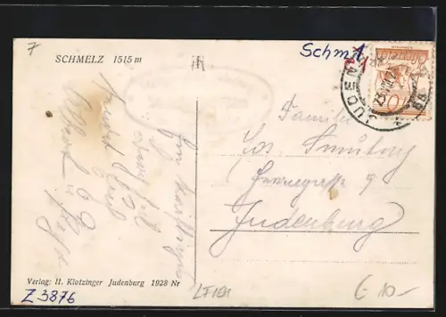 AK Judenburg /Stmk., Schmelz, Zwei Knaben