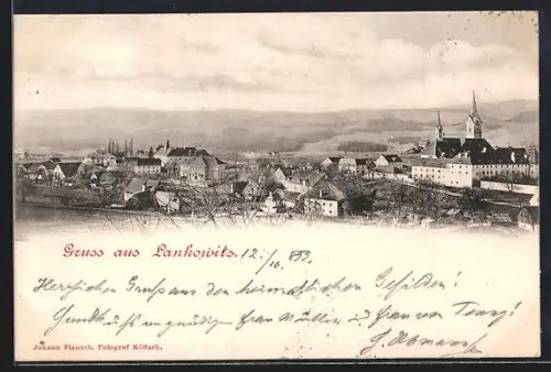 AK Maria Lankowitz, Ortschaft mit Landschaftspanorama