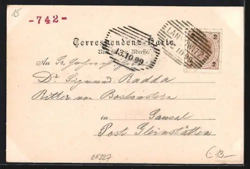 AK Maria Lankowitz, Ortschaft mit Landschaftspanorama