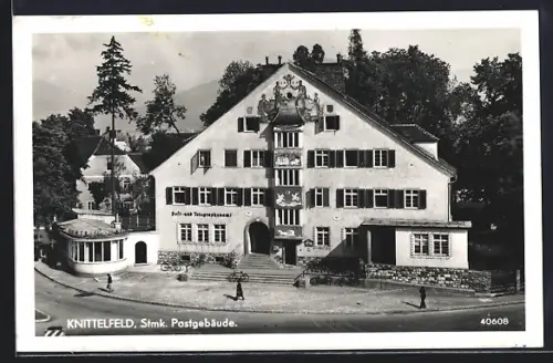 AK Knittelfeld /Stmk., Post- und Telegraphenamt