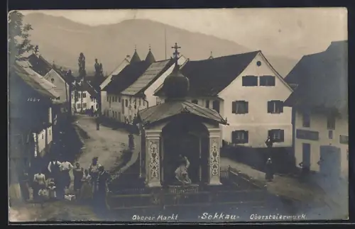 AK Seckau /Stmk., Oberer Markt