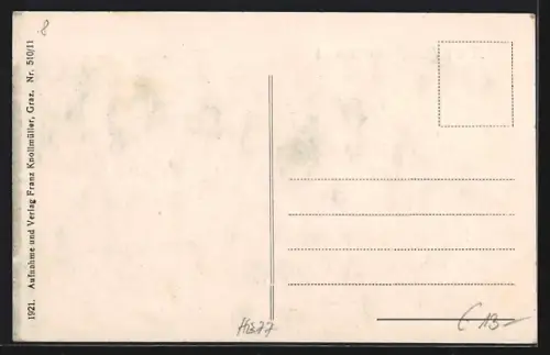 AK Knittelfeld /Stmk., Ortspartie an der Brücke