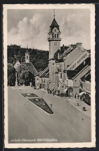 AK Leibnitz /Steiermark, Blick auf den platz