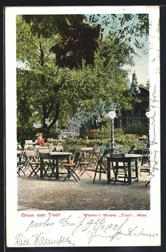 AK Wien, Wallner's Meierei Tivoli