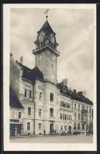 AK Leibnitz, Das Rathaus mit Sparkasse