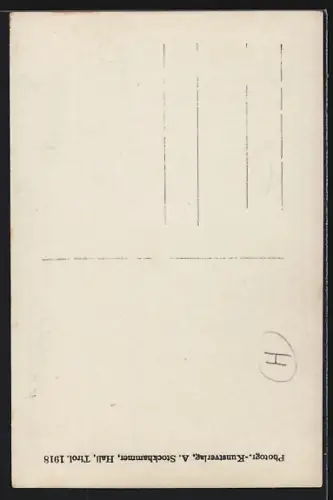 AK Innsbruck, Eingang zur Riebach Gasse