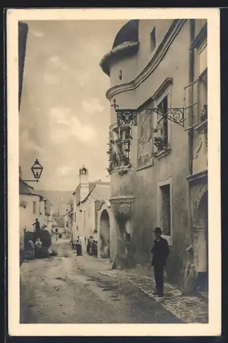 AK Dürnstein a. D., Strassenpartie im Ort