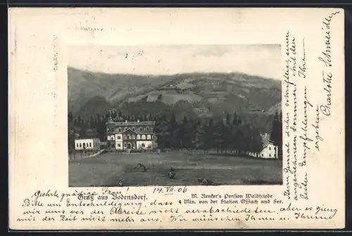 AK Bodensdorf am Ossiacher See, Pension Waldfriede