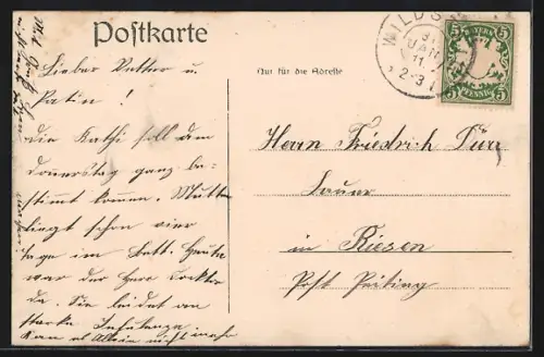 AK Bayersoien, Teilansicht mit Kirche