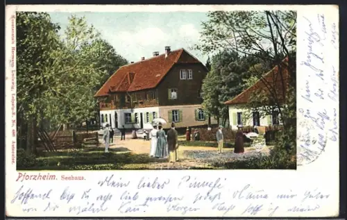 AK Pforzheim, Einwohner am Seehaus