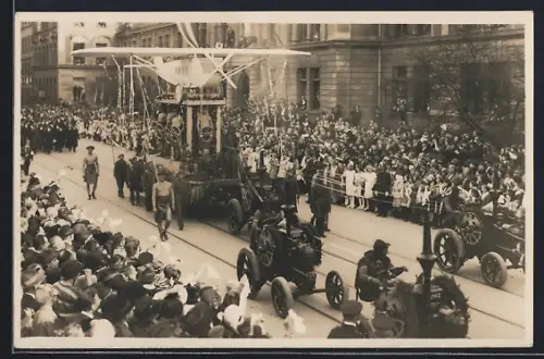 AK München, Deutsches Museum, Festzug 1925