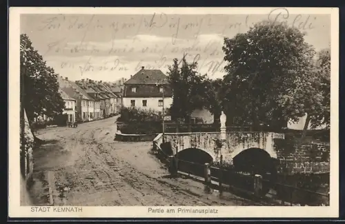 AK Kemnath / Ostmark, Strassenpartie am Primianusplatz