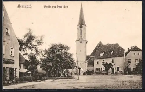 AK Kemnath / Ostmark, Strassenpartie am Tor