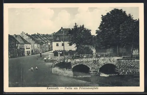 AK Kemnath / Ostmark, Strassenpartie am Primianusplatz