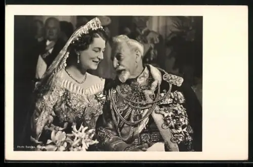 AK Grossfürstin Kira von Russland und Kaiser Wilhelm II. von Preussen