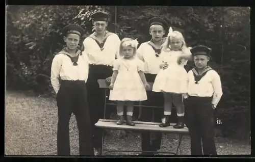 AK Kinder des Kronprinz Wilhelm von Preussen