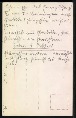 AK Erbprinz Bernhard von Sachsen-Meiningen in Uniform