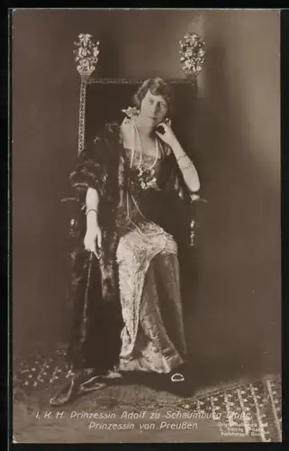 AK Prinzessin Adolf zu Schaumburg-Lippe, Prinzessin von Preussen