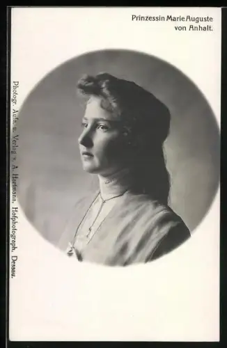 AK Prinzessin Marie Auguste von Anhalt