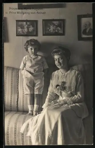 AK Prinzessin Marie Auguste & Prinz Wolfgang von Anhalt