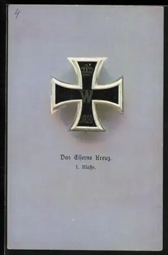 AK Das Eiserne Kreuz 1. Klasse