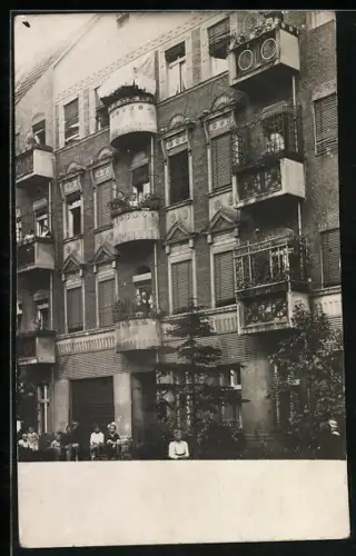 Foto-AK Berlin-Siemensstadt, Voltastrasse 2 ca. 1915