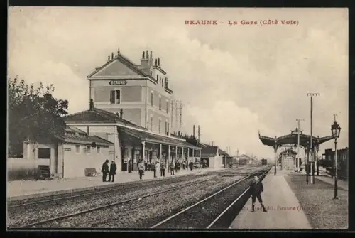 AK Beaune, La Gare