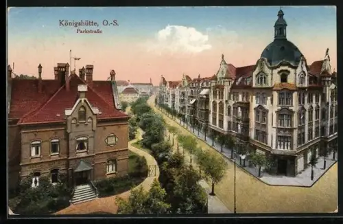 AK Königshütte, Parkstrasse