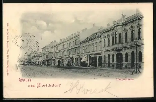 AK Floridsdorf, Geschäfte in der Hauptstrasse