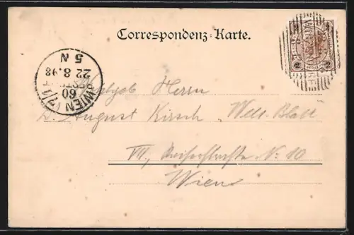 AK Emmerberg, Gasthaus z. Teichmühle, Ruine Emmerberg, Ortsansicht