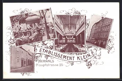 AK Wien, Hernals, Restaurant Etablissement Klein, Hauptstrasse 55