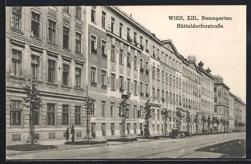 AK Wien, Baumgarten, Johann Hackl Kunstschlosserei, Hütteldorferstrasse
