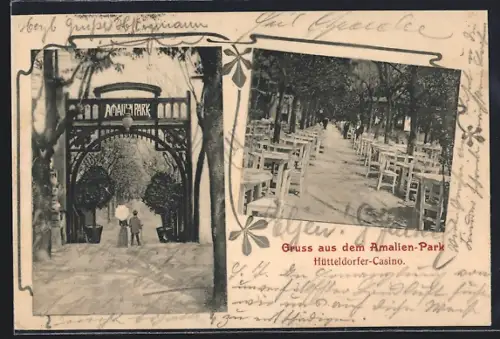 AK Hütteldorf, Amalien-Park, Hütteldorfer-Casino
