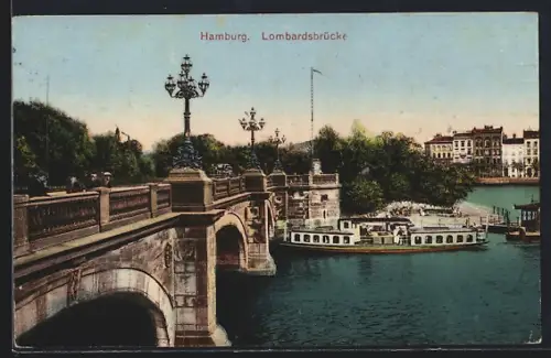 AK Hamburg-Neustadt, Lombardsbrücke