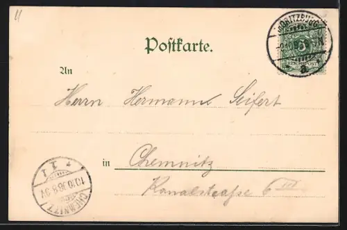 AK Moritzburg / Sachsen, Blick zum Königlichen Jagdschloss Moritzburg