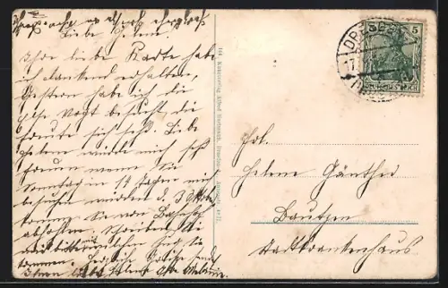 AK Dresden, Palais im Königlichen Grossen Garten