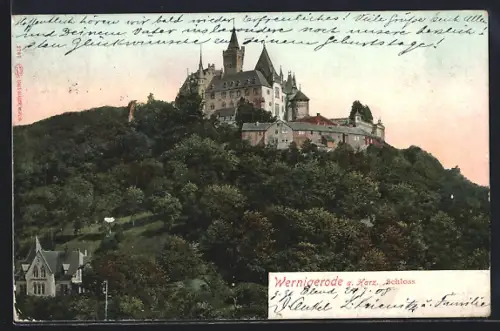 AK Wernigerode /Harz, Schloss