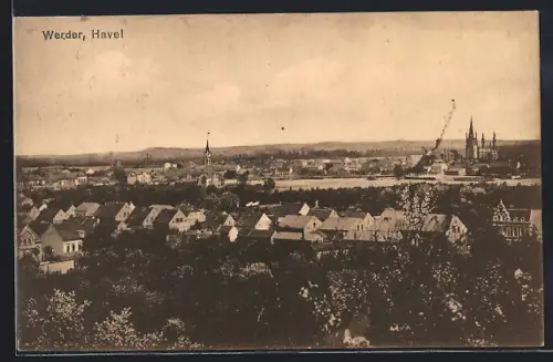 AK Werder / Havel, Gesamtansicht