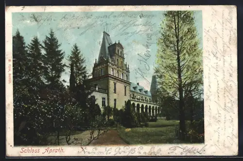 AK Aprath, Blick zum Schloss