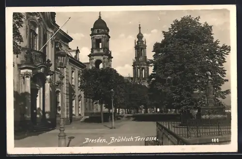 AK Dresden, Brühl`sche Terrasse