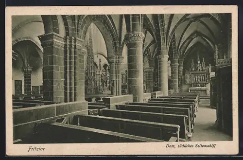 AK Fritzlar, Dom, südliches Seitenschiff