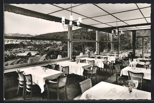 AK Lindenfels i. Odenwald, Café-Restaurant Kurhotel Auguste Viktoria, Bes. Wilhelm Obermeier