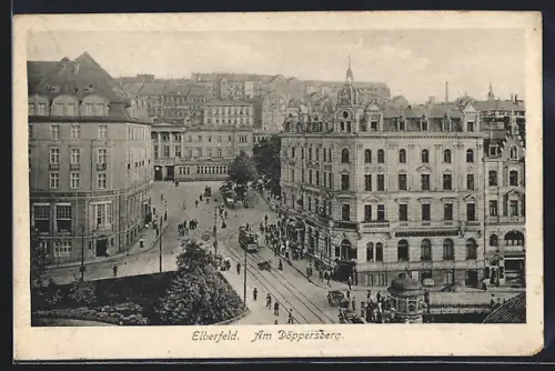 AK Elberfeld, Ortspartie am Döppersberg