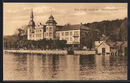 AK Berg / Starnberger See, See-Hotel Leoni am Starnberger See