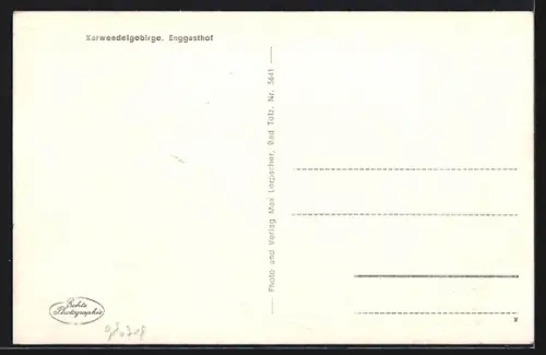 AK Hinterriss, Enggasthof mit Eiskarspitze, Spritzkarspitze und Grubenkarspitze