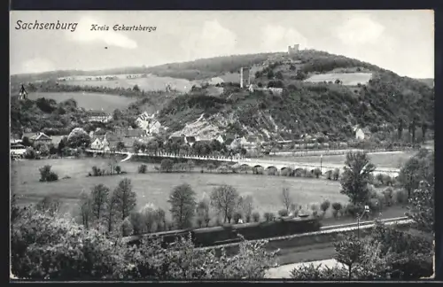 AK Sachsenburg / Thür., Panorama