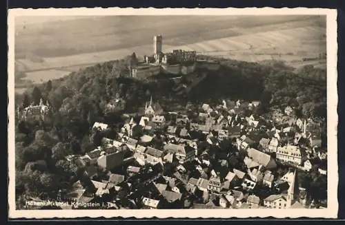AK Königstein / Taunus, Panorama aus der Vogelschau
